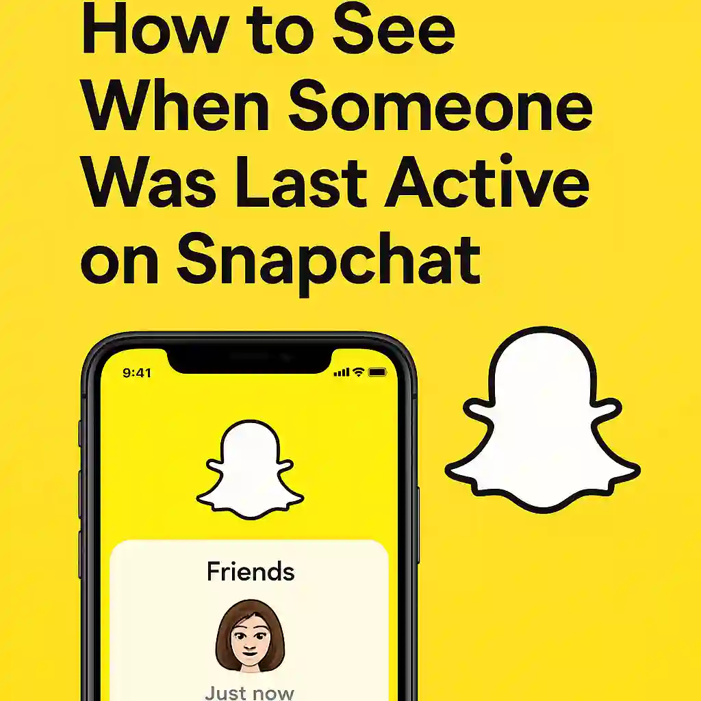Screenshot of Snapchat showing steps to check someone's last active status on the app.