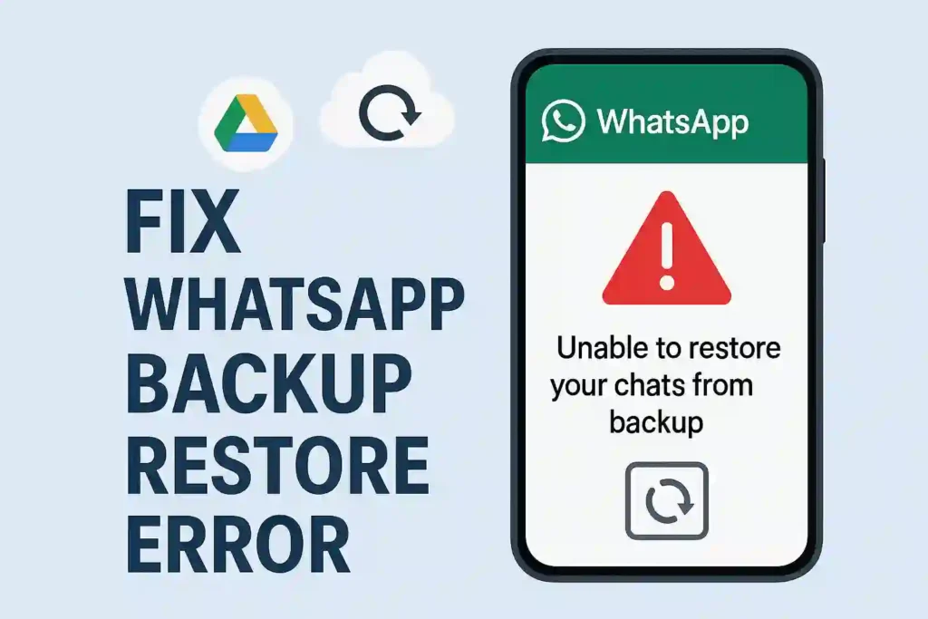  How to fix WhatsApp backup not restoring issue on iPhone with iCloud