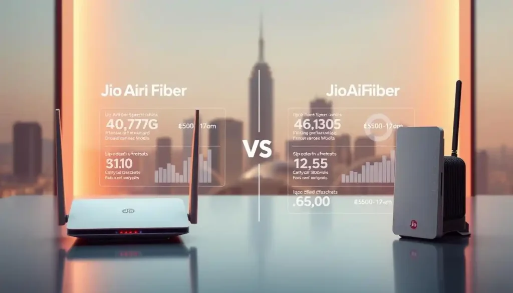 Jio AirFiber vs JioFiber – Which One Should You Choose in India?
