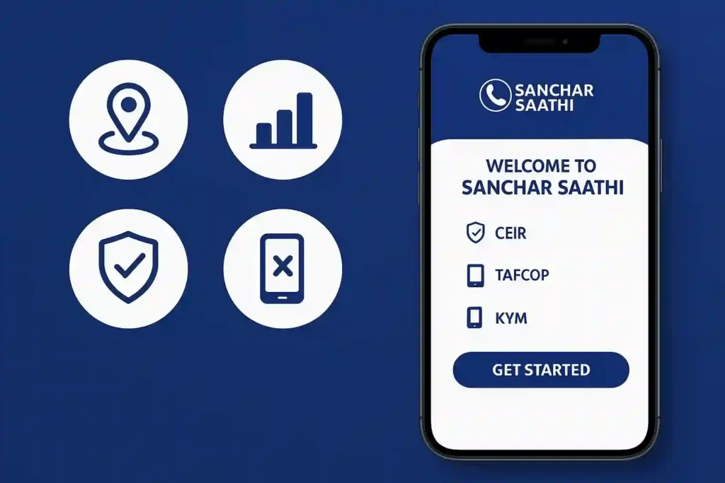 Mobile app interface for Santa Cruz SMS, showcasing messaging features and user-friendly design.