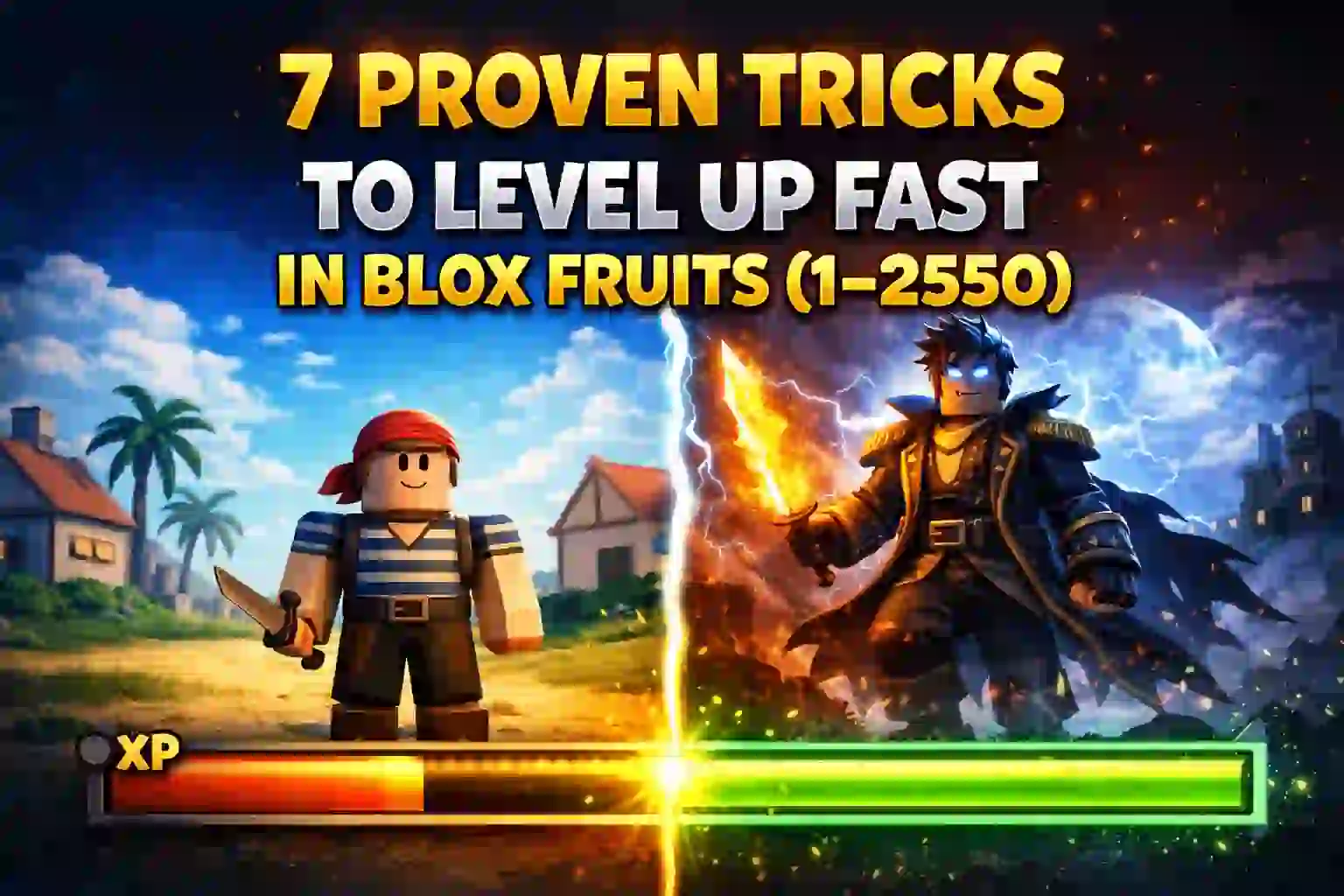 level up fast in Blox Fruits guide 1 to 2550