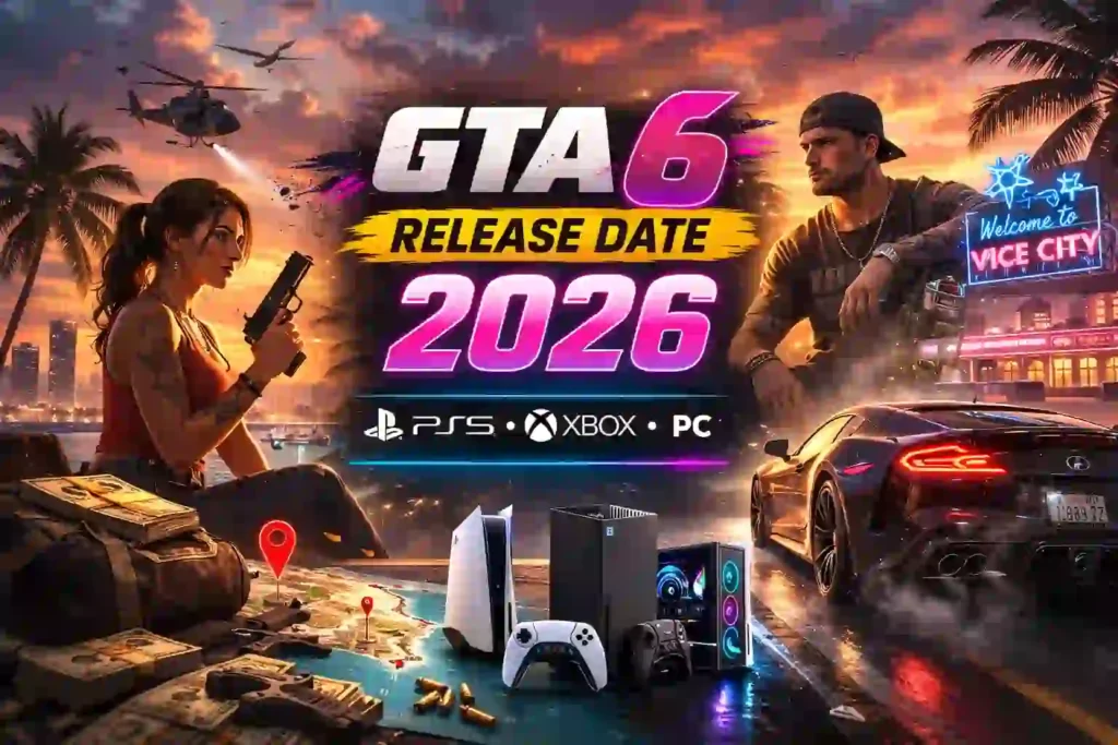 Countdown to the GTA 6 release date, anticipated to be announced soon.