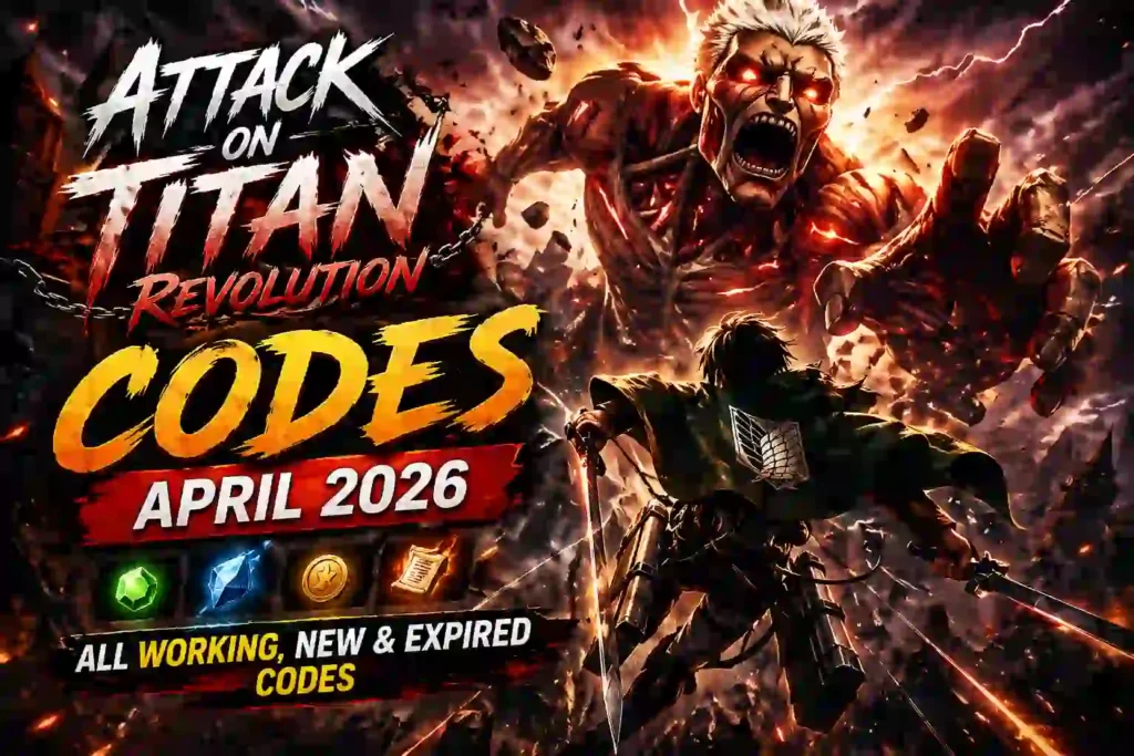 attack on titan revolution codes 2026 all working roblox