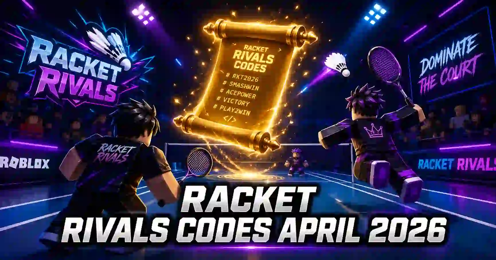 Racket Rivals Codes April 2026 working codes list