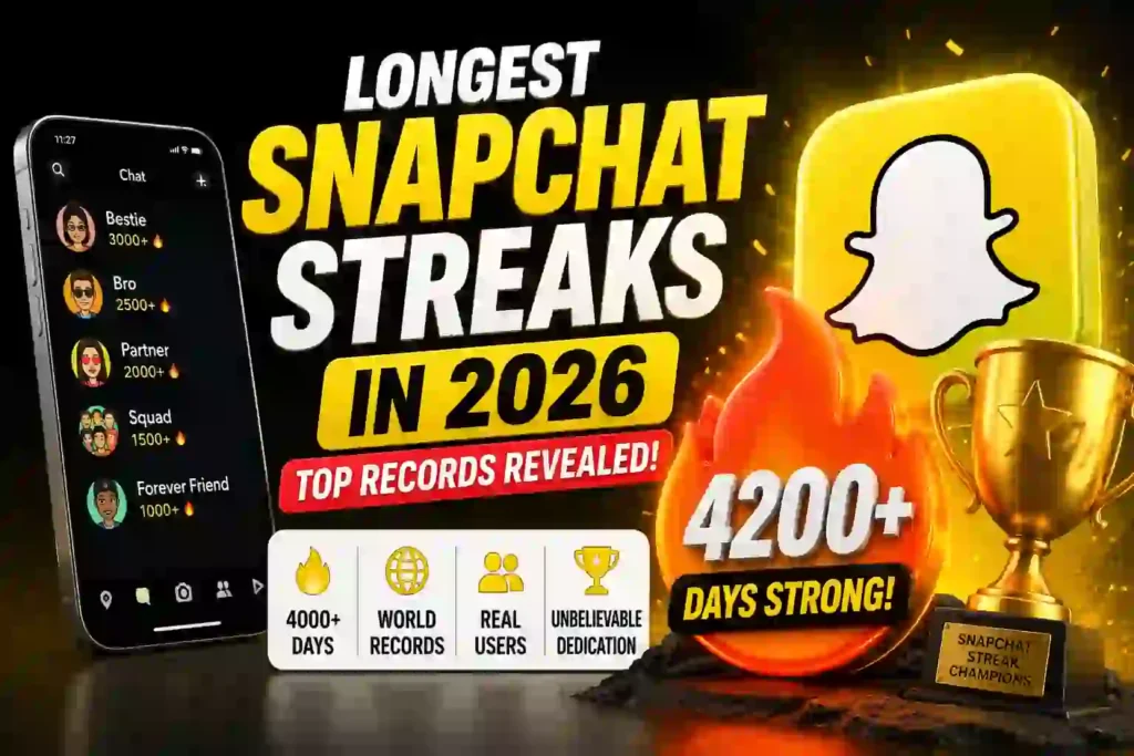 Longest Snapchat Streaks in 2026: Top 20 Records Revealed