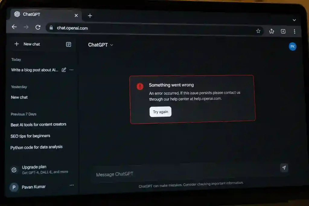 ChatGPT not following instructions in a long user prompt