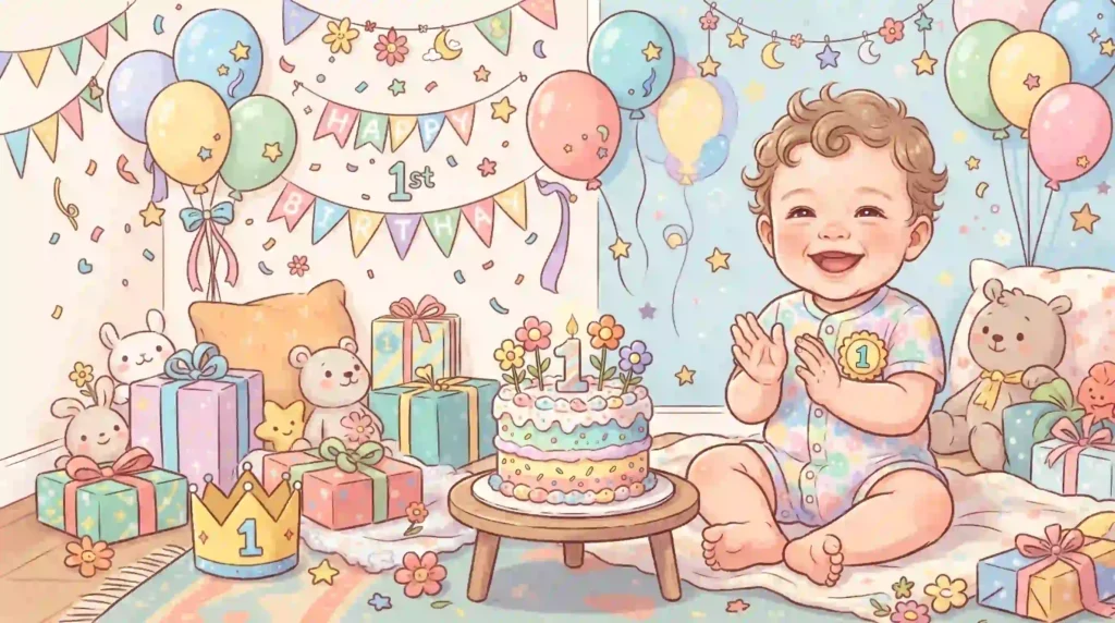 ChatGPT baby birthday prompt for a creative first birthday photo
